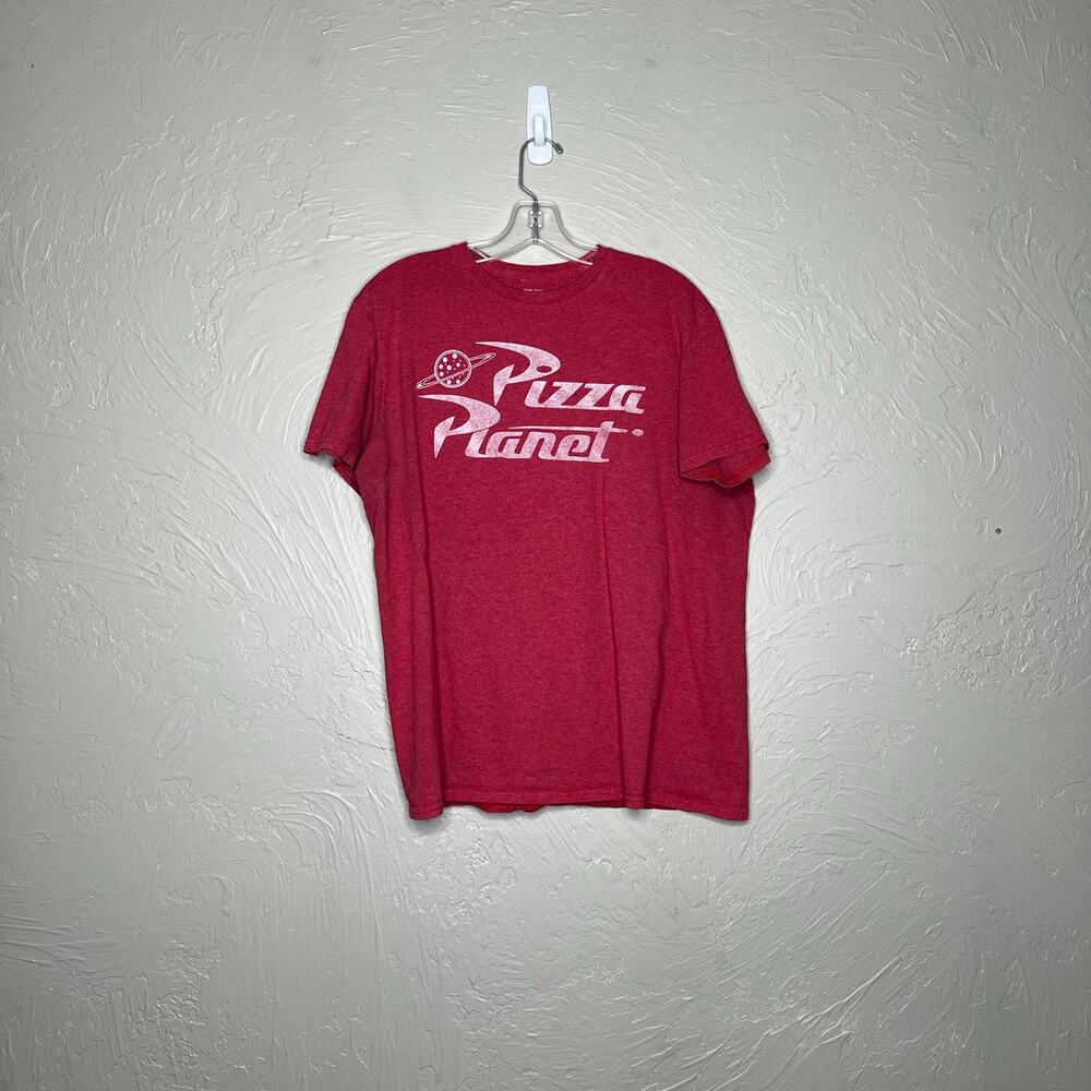 Disney Pixar Toy Story Pizza Planet Graphic Tee Red Men's Large